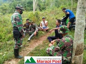 Personil Satgas Pra TMMD Peduli Kesehatan Personil dan Masyarakat