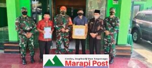 Dandim 0306/50 Kota Terima Bantuan Al-Quran dari Kamenag Limapuluh Kota