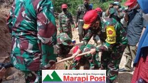 Rombongan Tim Wasev Tanam Pohon di Lokasi TMMD/N ke 111 di 50 Kota