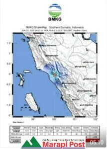 Sejumlah Daerah di Sumbar Digoyang Gempa Kecil, Belum Ada Kerusakan