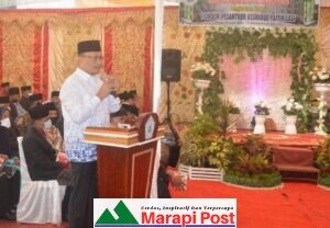 Ponpes Asshabul Yamin Wisuda 50 Santri, Wabup Irwan Fikri Beri Sambutan