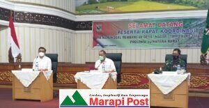 Dandim 0306/50 Kota dan Wabup Hadiri Rakornis TMMD ke 111
