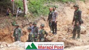 Dandim 0306/50 Kota Pantau Pekerjaan Di Lokasi TMMD/N ke 111