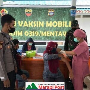 Mentawai Gelar Vaksinasi Covid-19 Besar-besaran