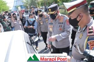 Kapolda NTB Turun Langsung Kelokasi Penyekatan PPKM Darurat Kota Mataram