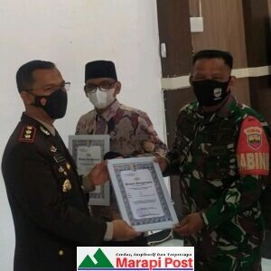 Anggota Satgas TMMDN Kodim 0306/50 Kota Serka Junaidi Dapat Penghargaan