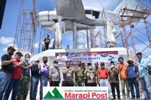 Bupati Agam Akan Bangun Museum di Monumen Avro Anson RI 003 Gadut