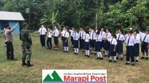 Dandim 0319/Mentawai, dan Kapolres  Mentawai Motivasi Murid SMP