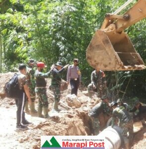 Dansatgas TMMD/N ke 111 Terjun ke Lapangan Pasang Gorong-gorong