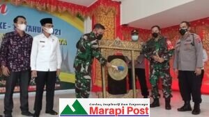 Kegiatan TMMD/N ke 111 Tahun 2021 Kodim 0306/50 Kota Resmi Ditutup