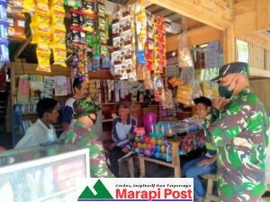Satgas TMMDN Kodim 0309/50 Kota Terus Sosialisasi Pencegahan Covid-19
