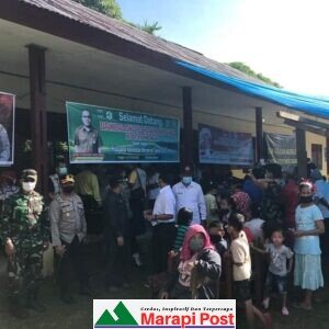 Wabup Mentawai Bersama Forkopinda Tinjau Vaksinasi Massal Siberut Barat