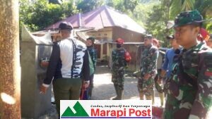 Dan SSK Satgas Langsung Saksikan Pembuatan Tugu TMMD/N ke 111