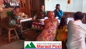 Warung Kopi Jadi Tempat Silaturrahmi TMMD Ke 111 Kodim 0306/50 Kota