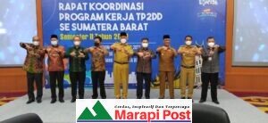 Wakil Bupati Agam Ikuti Rapat Koordinasi TP2DD Semester II Sumbar