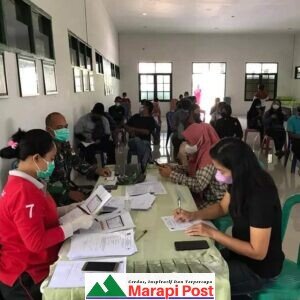 Kodim Mentawai Dukung Penyaluran Vaksin Bagi Masyarakat