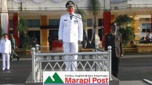 Pemkab Pasbar Gelar Upacara HUT RI ke-76 Dengan Prokes Ketat
