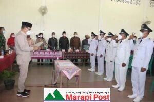 Bupati Mentawai Lantik 7 Kepala Des Baru Periode 2021-2027