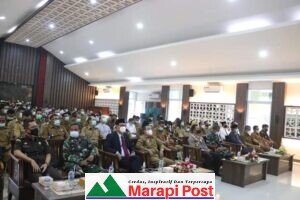 Bupati Mentawai Buka Rakor PPKM dan Anggaran Covid-19 Desa