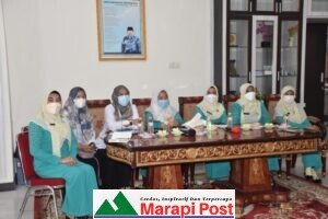 TP PKK Agam Ikuti Sosialisasi Keluarga Tangguh dengan TP PKK Prov Secara Virtual