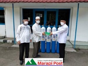 Kadin Bantu PWI Sumbar Oksigen Siaga Covid-19
