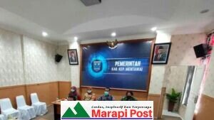 Sharing Session Pengendalian  Pendemi Covid-19 Sumbar, Mentawai Terpilih Nara Sumber