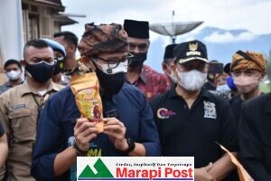 Pelaku UMKM Sungai Batang Keluhkan Pemasaran Prodak ke Menparekraf