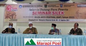 Bupati Pasbar Buka dan Narasumber SAF 2021, Silek Masuk Lokal Sekolah