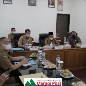 Bupati Agam Ikuti Launching Pengelolaan Bersama MCP Virtual