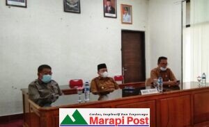 Wabup Agam Ikuti Pengukuhan Kepala Perwakilan BPKP Live Streaming