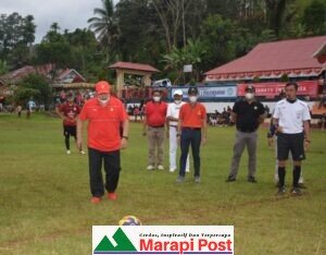 Bupati Agam Resmikan Gappel Cup 2021 Tingkat Sumar di Palembayan