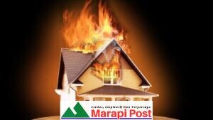 Rumah Terbakar di Salareh Aia, Penyebabnya Diduga Dibakar Sang Adik
