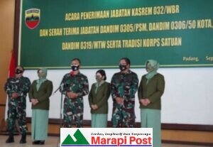 Dandim 0319 Mentawai Mutasi, Febi Adrianto Gantikan Letkol Bagus Mardiyanto