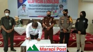 Agam Tandatangani MoU Cegah Kekerasan Pada Perempuan dan Anak