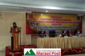 Agam Gelar Sosialisasi Peraturan Perundangan Hubungan Industrial