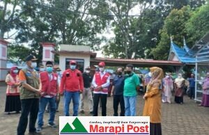 PMI Pasbar Tinjau Hasil Sterilisasi Persiapan Belajar Tatap Muka di Sekolah
