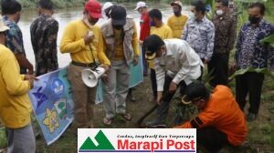 Kolaborasi Unand-USK, Gerakan Tanam Bambu di Batang Pasaman
