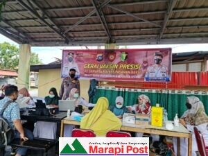 Polres Pasbar “Gempur” Percepatan Vaksinisasi Covid-19