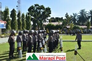 Personil Polres Pasaman Barat Gelar Latihan Rutinitas