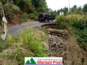 Jalan Pemuda di Lolo Amblas, PUTR Agam Segera Akan Memperbaiki