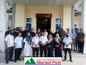 Nagari Kinali Sambut Rombongan Nagari Padang Laweh Sijunjung