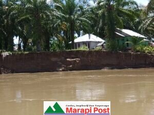 Warga Pinggiran Sungai Batang Pasaman, Pasbar, Keluhkan Banjir