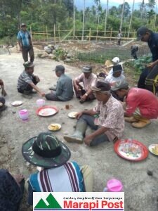 Ninik Mamak Pauhduo Nan Batigo, Pauhduo, Goro, Cor Tiang Balai Adat