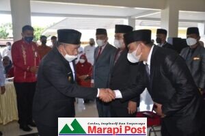 Bupati Agam Lantik Pejabat Administari dan Pengawas di Balairung Rang Agam