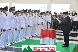 Bupati Agam Lantik 25 Wali Nagari, Diingatkan, Agar Tidak Korupsi