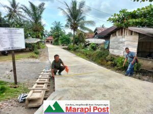 Pekerjaan Jalan Rabat Beton di Koja Sudah Siap 100 persen