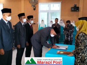 Pj Wali Kinali Muslim SH Dt Rajo Magek Lantik Empat Kepala Jorong