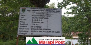 Pekerjaan Jalan Provinsi di Aur Malintang Terkesan Asal Jadi