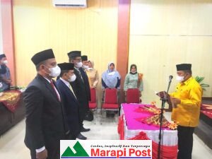 Ada Apa?, Camat Lubuk Basung Lantik Pj Wali Nagari Persiapan