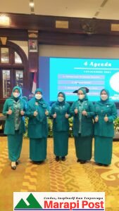 Ketua TP PKK Agam, Ny. Yenni Andri Warman Ikuti Rakornas PKK di Jakarta